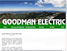 Tablet Screenshot of goodmanelectric.net